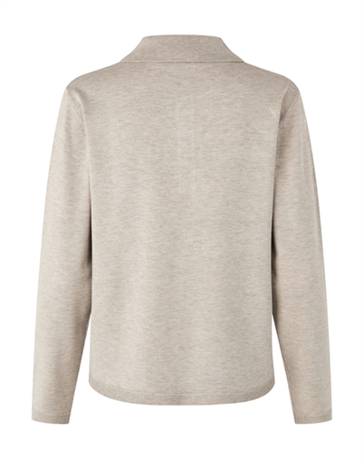 Mbym - Polini-M Strik Polo - Oyster Melange 